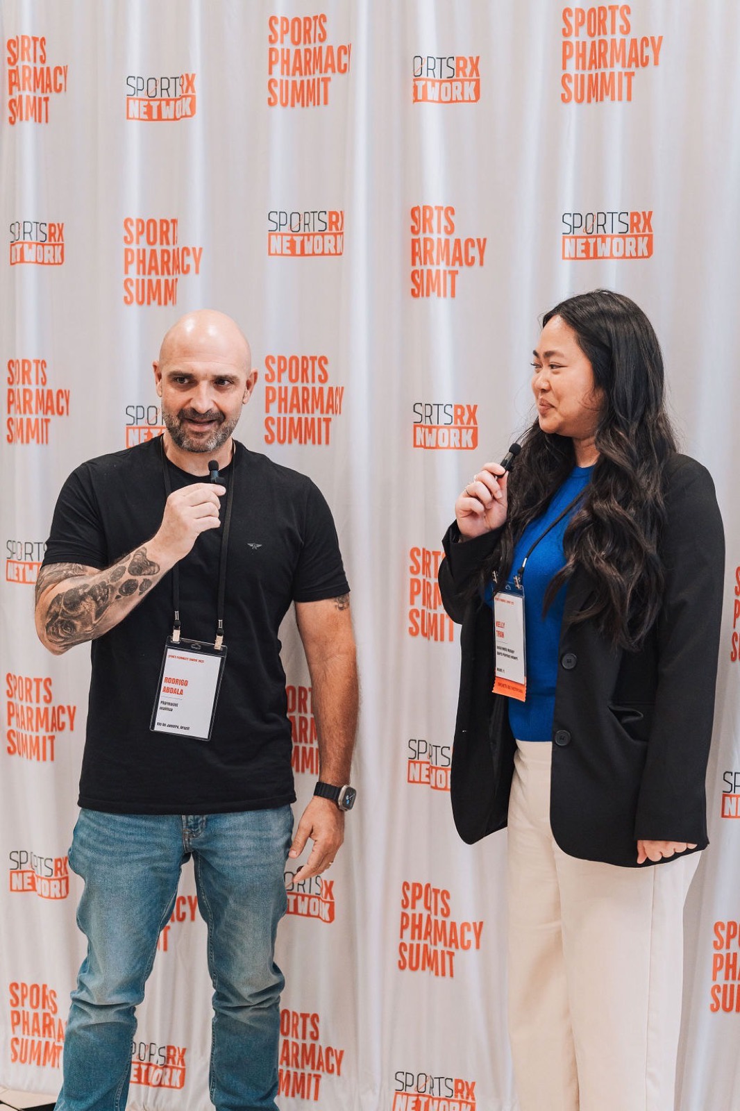 Rodrigo Abdala em entrevista no Sports Pharmacy Summit.